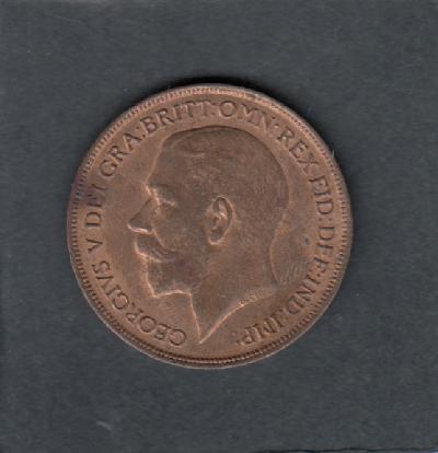 Beschrijving: 1 Penny  GEORGIUS V 